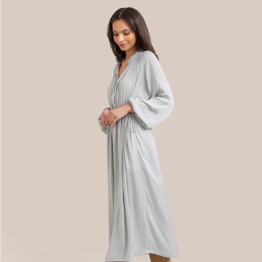 Modern Citizen Magdalena Long Sleeve Plisse Dress XS NEVER WORN